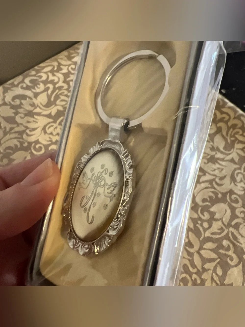 Two Doves Keychain Still In Box New Gift
